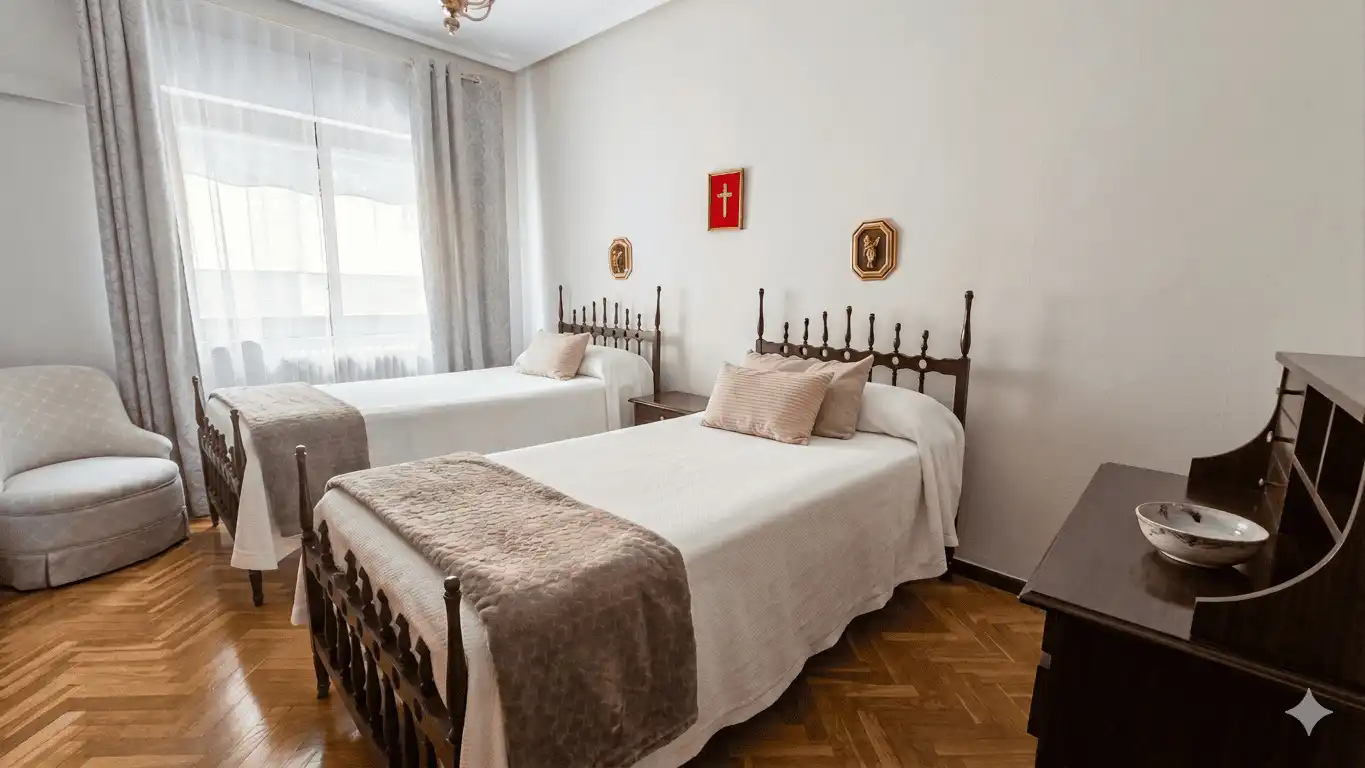 Schlafzimmer von Wohnung zum Verkauf in Cáceres mit Terrasse