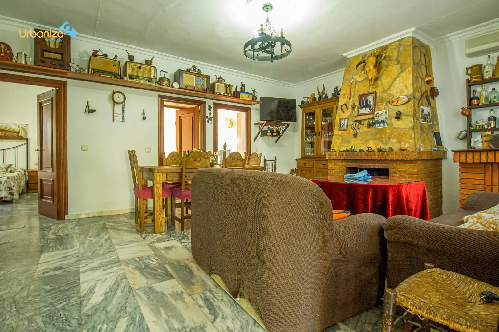 Wohnzimmer von Haus oder Chalet zum Verkauf in Badajoz mit Privatgarten, Terrasse und Abstellraum
