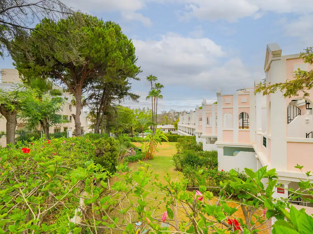 Garden of Duplexes for sale in Marbella  with Swimming Pool
