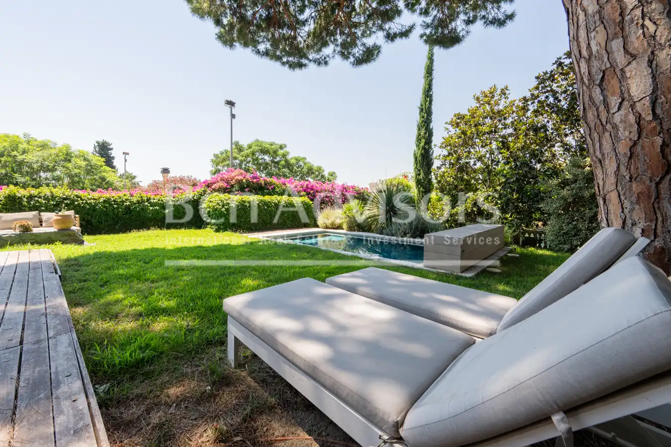 Jardí de Casa o xalet de lloguer en Barcelona amb Aire condicionat, Calefacció i Jardí privat