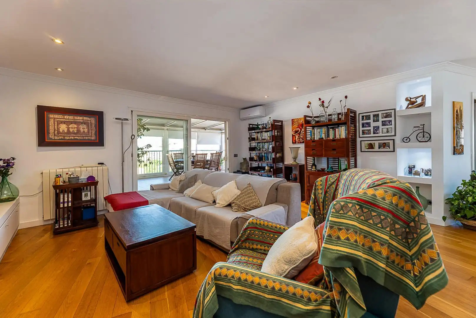 Sala d'estar de Àtic en venda en  Palma de Mallorca amb Aire condicionat, Calefacció i Parquet