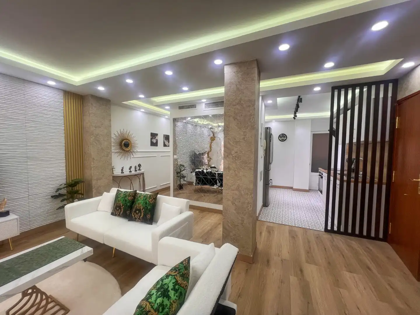 Wohnzimmer von Wohnungen zum Verkauf in Torrevieja mit Klimaanlage, Heizung und Terrasse