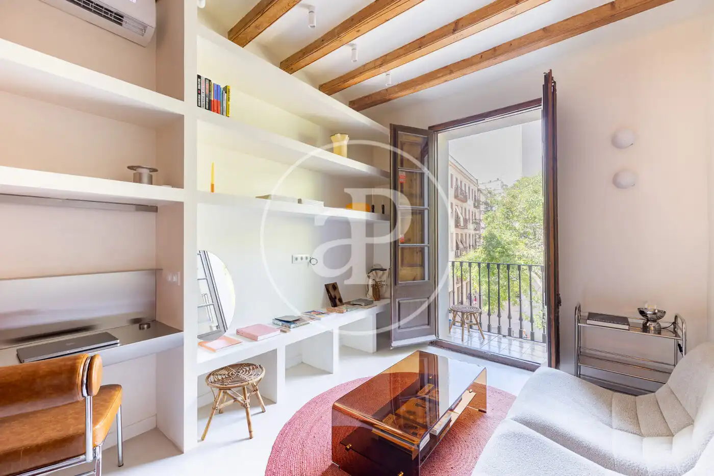 Living room of Flat for sale in Barcelona  with Air Conditioner, Heating and Furnished
