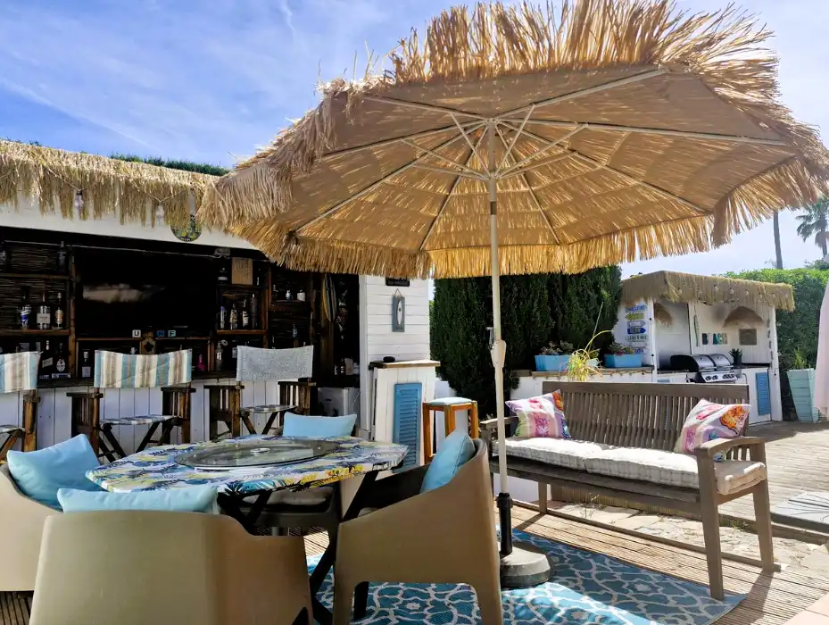 Terraza de Casa o chalet en venta en Mijas con Aire acondicionado, Jardín privado y Terraza