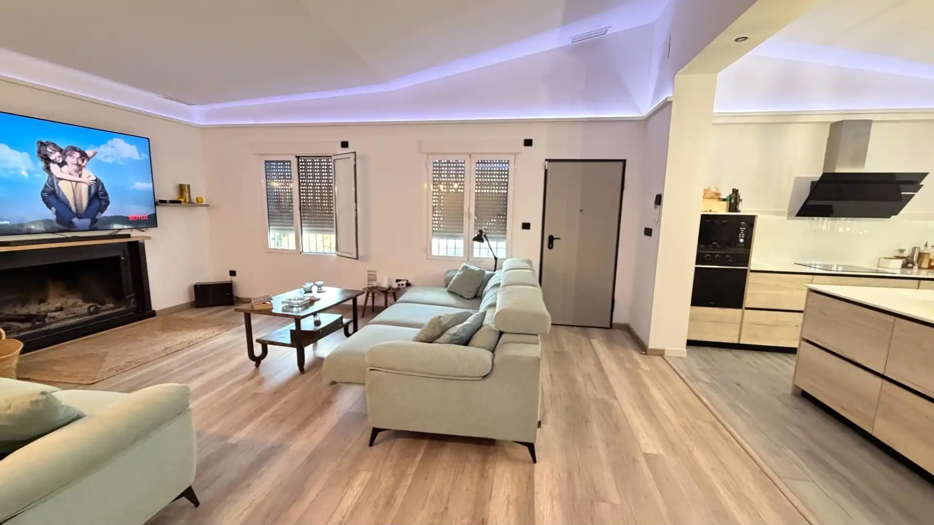 Wohnzimmer von Haus oder Chalet zum Verkauf in Elche / Elx mit Klimaanlage, Heizung und Privatgarten