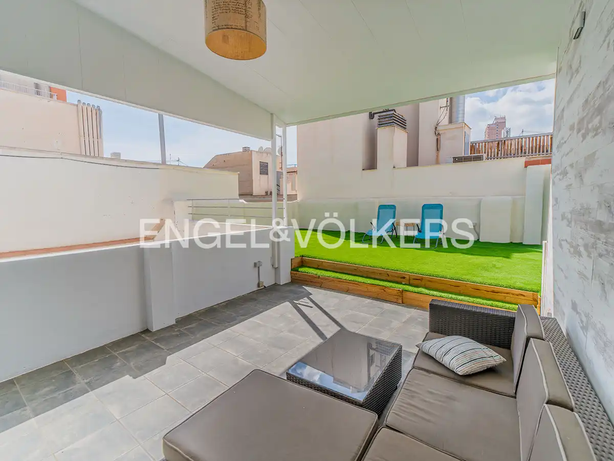 Terraza de Ático de alquiler en Alicante / Alacant con Aire acondicionado, Calefacción y Terraza