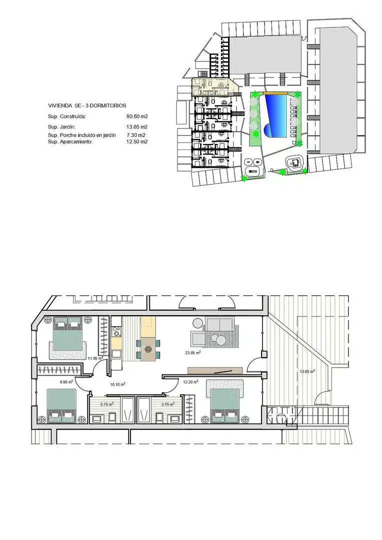 Apartament amb terrassa en venda a Roldán, imagen 17