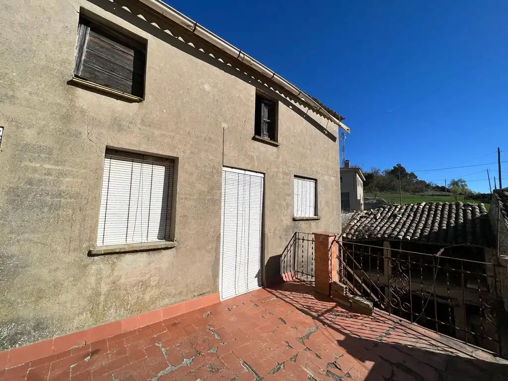 Exterior view of Country homes for sale in Montmaneu  with Terrace, Storage room and Furnished