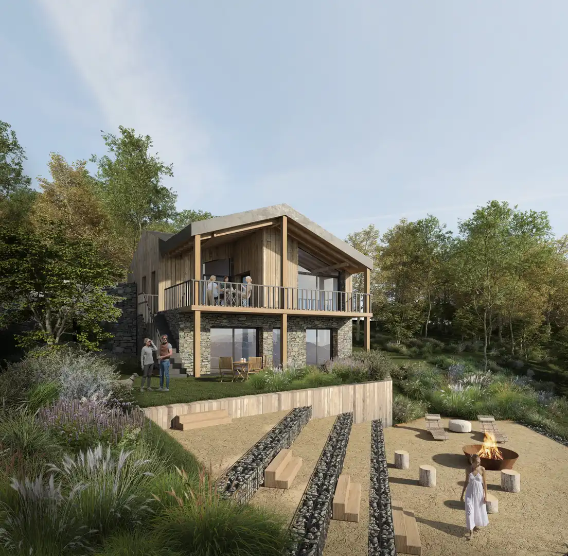 Terraza de Casa o chalet en venta en Angoustrine  -  Villeneuve - des - Escaldes con Calefacción, Jardín privado y Parquet