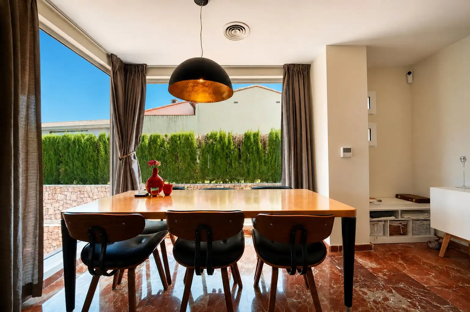Dining room of Houses for sale in Pedreguer  with Air Conditioner, Heating and Private garden