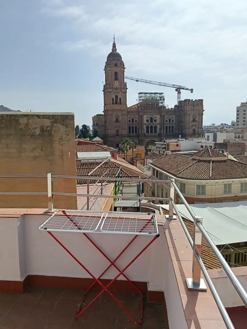 Terraza de Ático de alquiler en Málaga con Aire acondicionado y Terraza