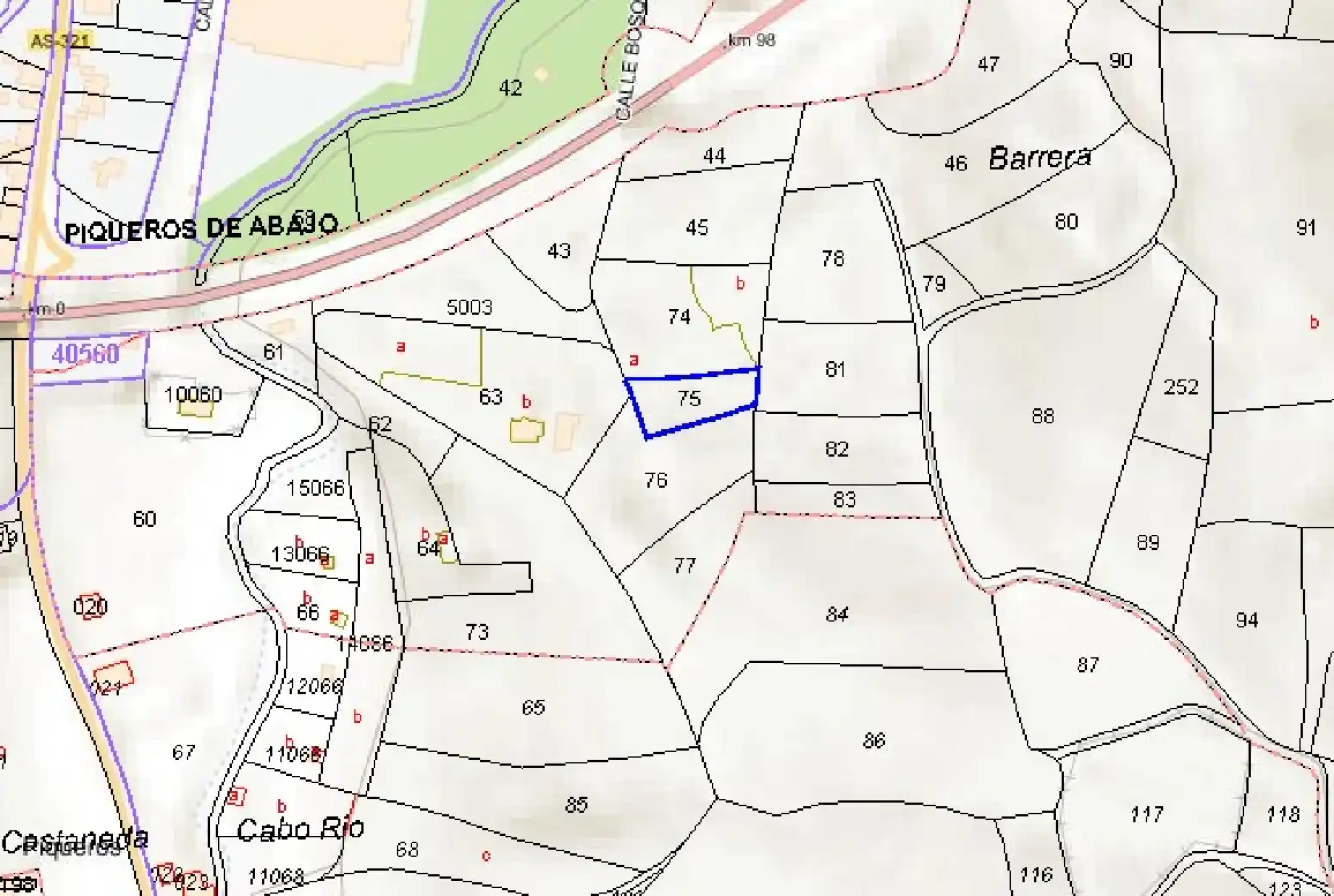 Terreno en venta en Camino de Gaxín, El Carbayedo - El Quirinal