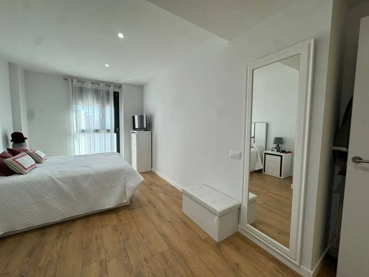 Schlafzimmer von Wohnung zum Verkauf in Granollers mit Klimaanlage, Heizung und Parkett