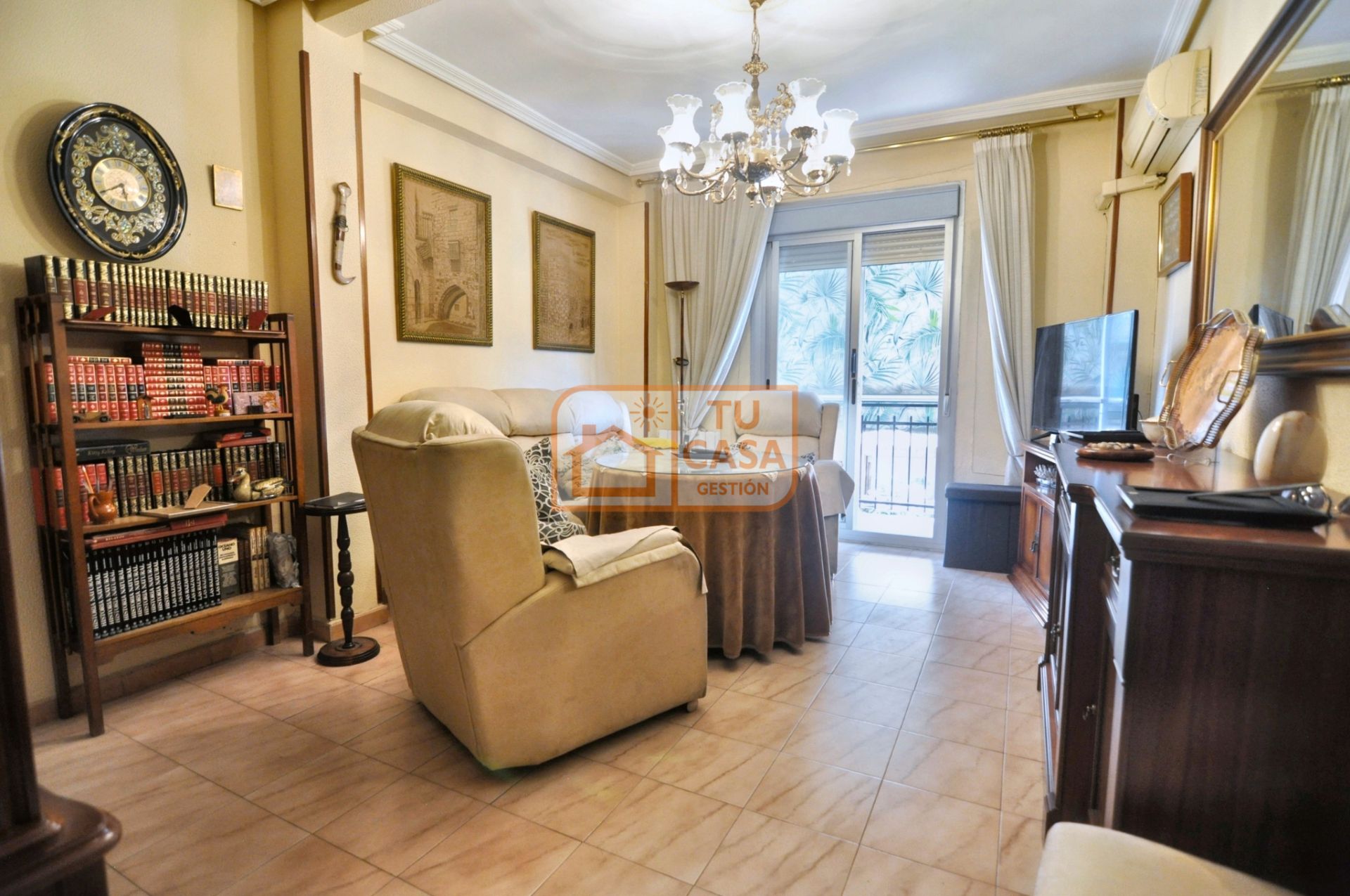 Sala de estar de Piso en venta en Cáceres Capital con Aire acondicionado, Calefacción y Parquet