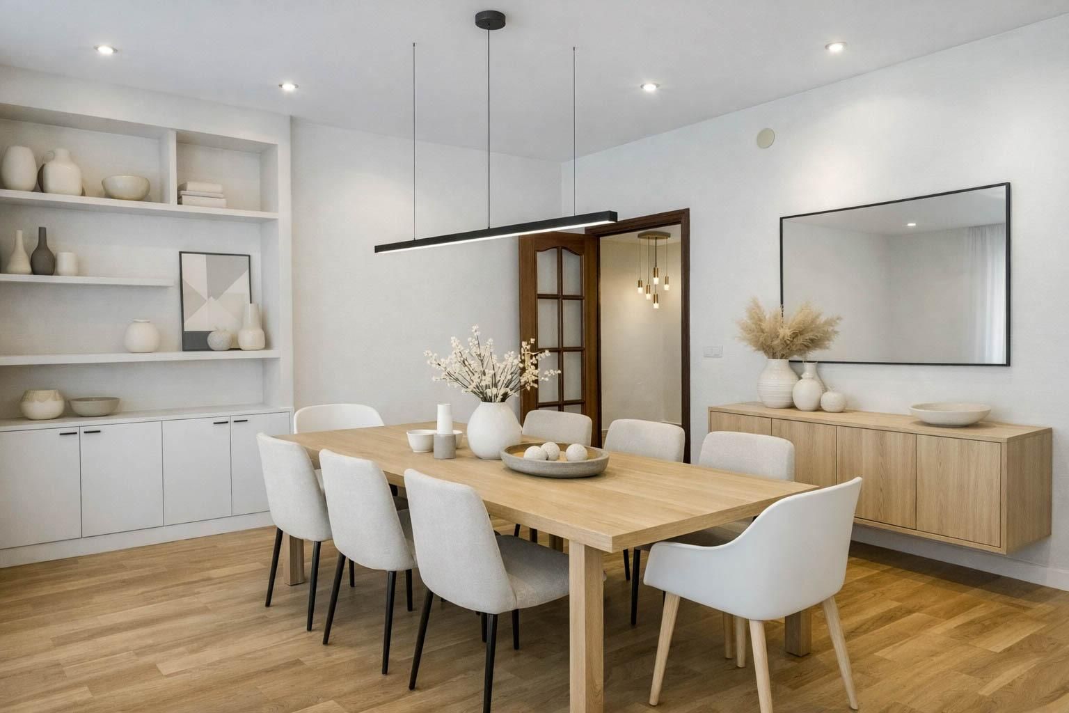 Menjador de Pis en venda en  Barcelona Capital amb Aire condicionat i Balcó