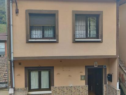 Vista exterior de Casa o xalet en venda en Mieres (Asturias) amb Calefacció, Terrassa i Moblat