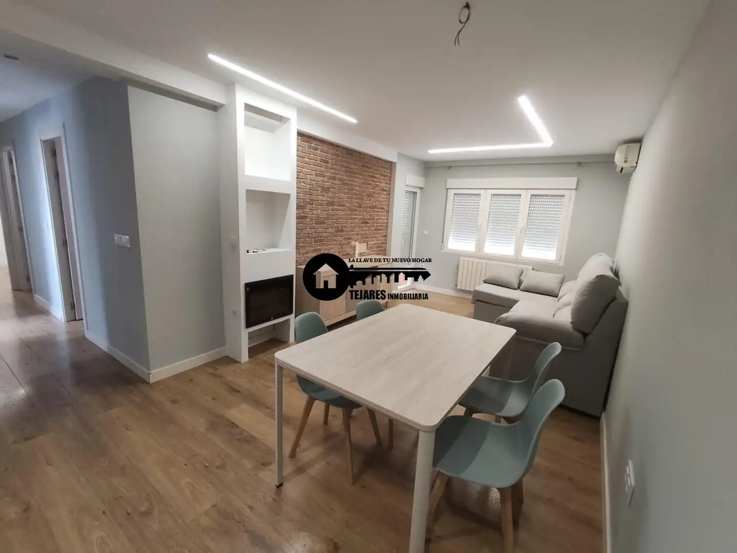 Sala de estar de Piso de alquiler en  Albacete Capital con Calefacción y Balcón