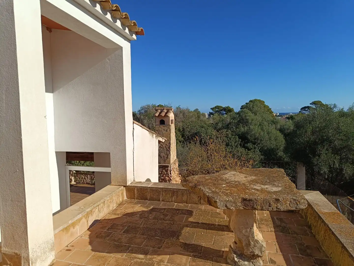 Terraza de Finca rústica en venta en Sant Llorenç des Cardassar con Calefacción, Jardín privado y Terraza