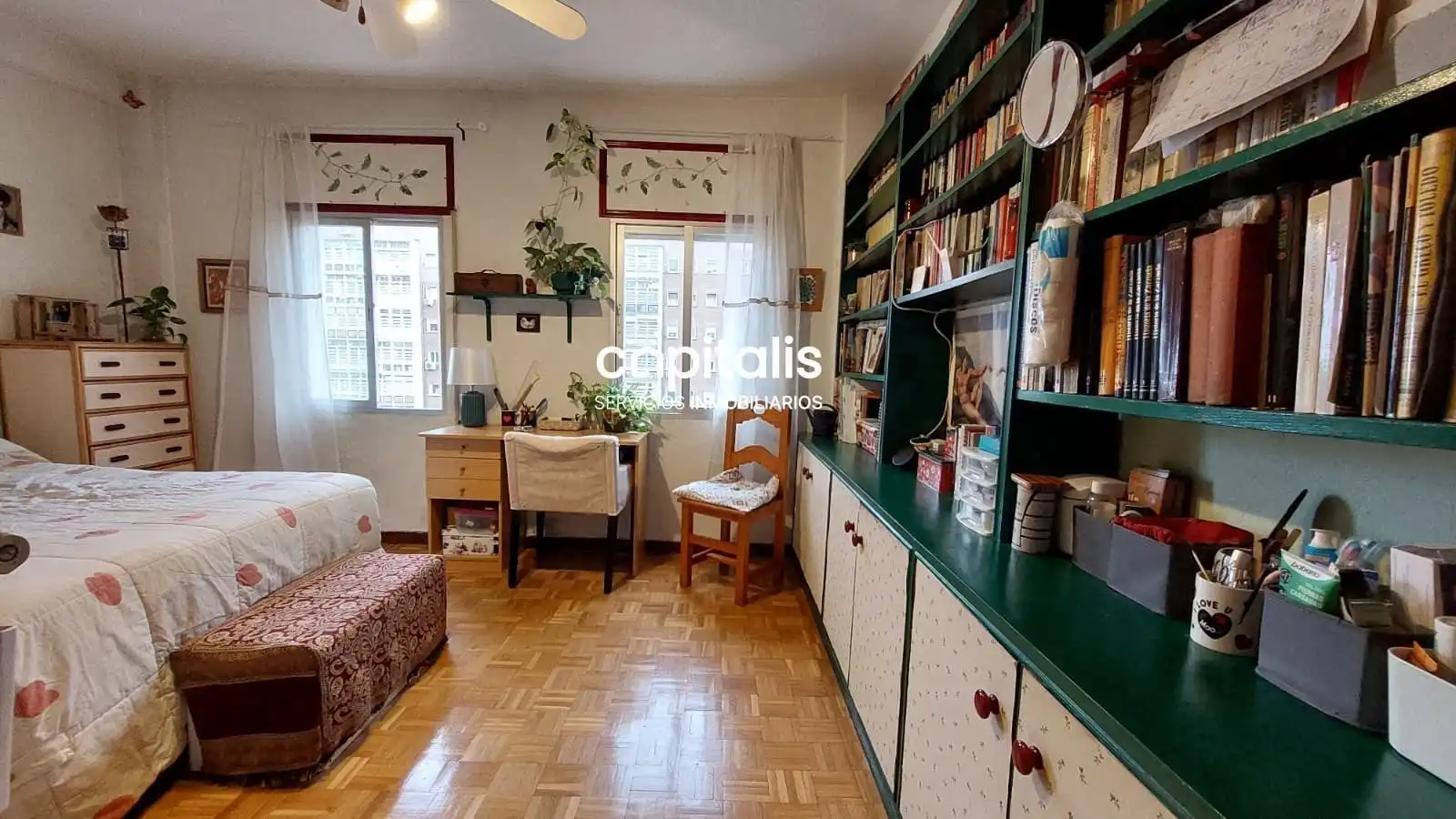 Schlafzimmer von Wohnung zum Verkauf in Madrid mit Klimaanlage, Heizung und Abstellraum