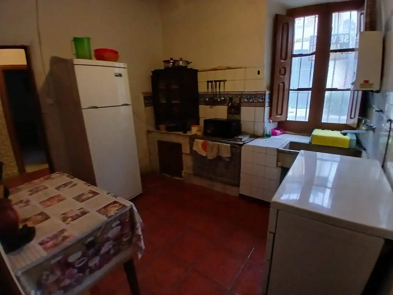 Cuina de Casa o xalet en venda en Olombrada amb Traster i Moblat