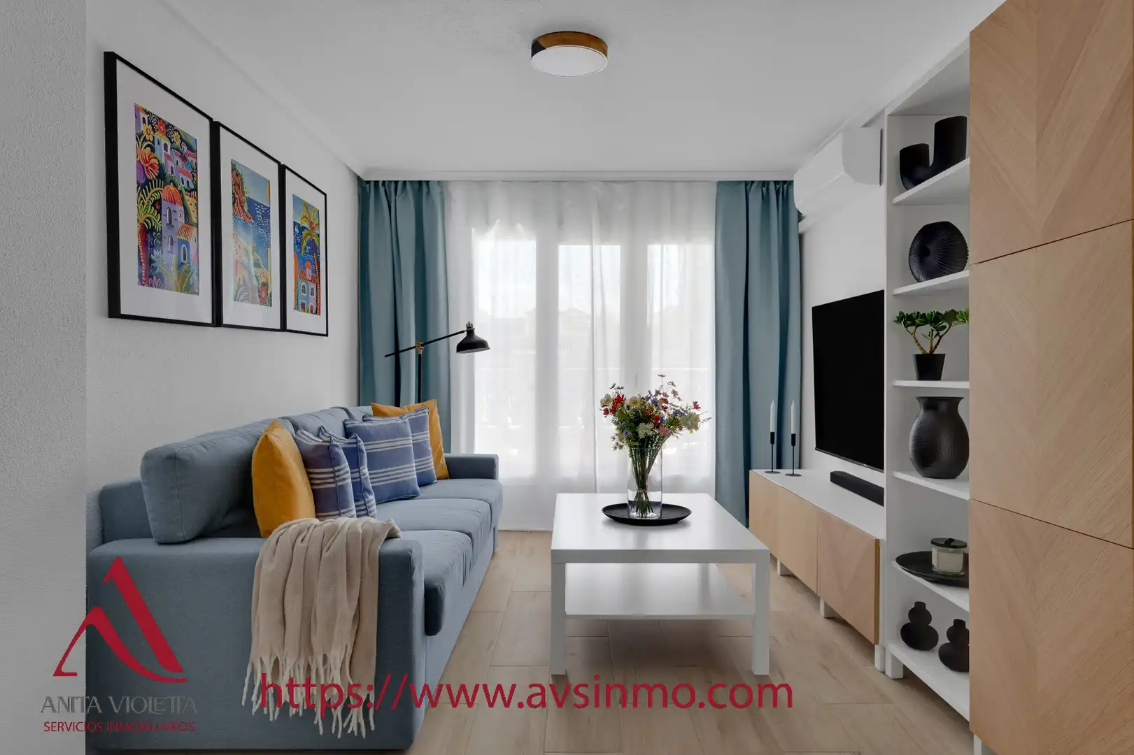 Sala d'estar de Casa o xalet de lloguer en Torrevieja amb Aire condicionat, Moblat i Forn