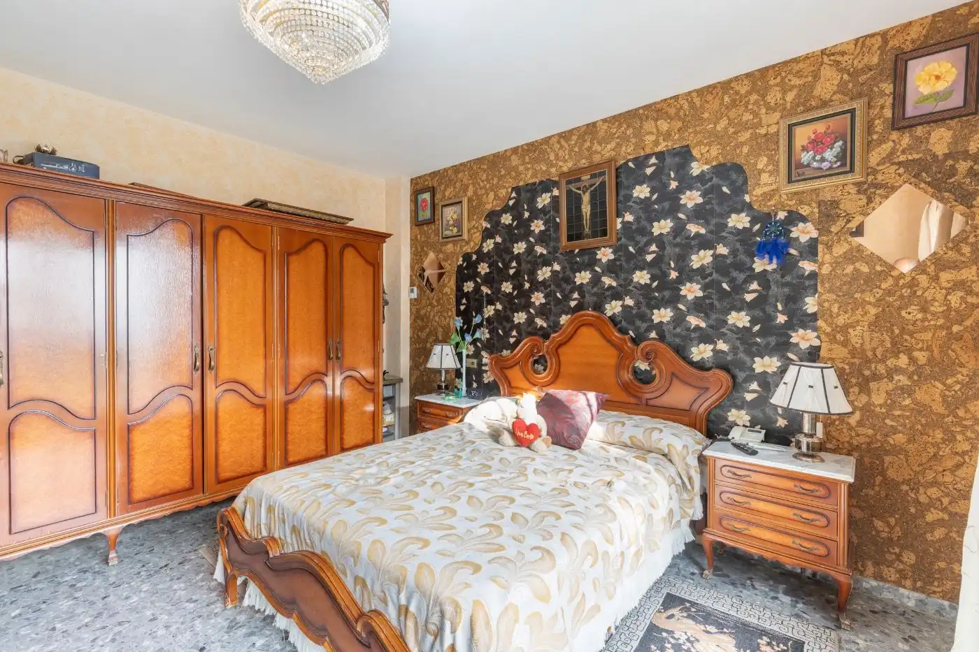 Schlafzimmer von Haus oder Chalet zum Verkauf in Víznar mit Klimaanlage, Heizung und Privatgarten