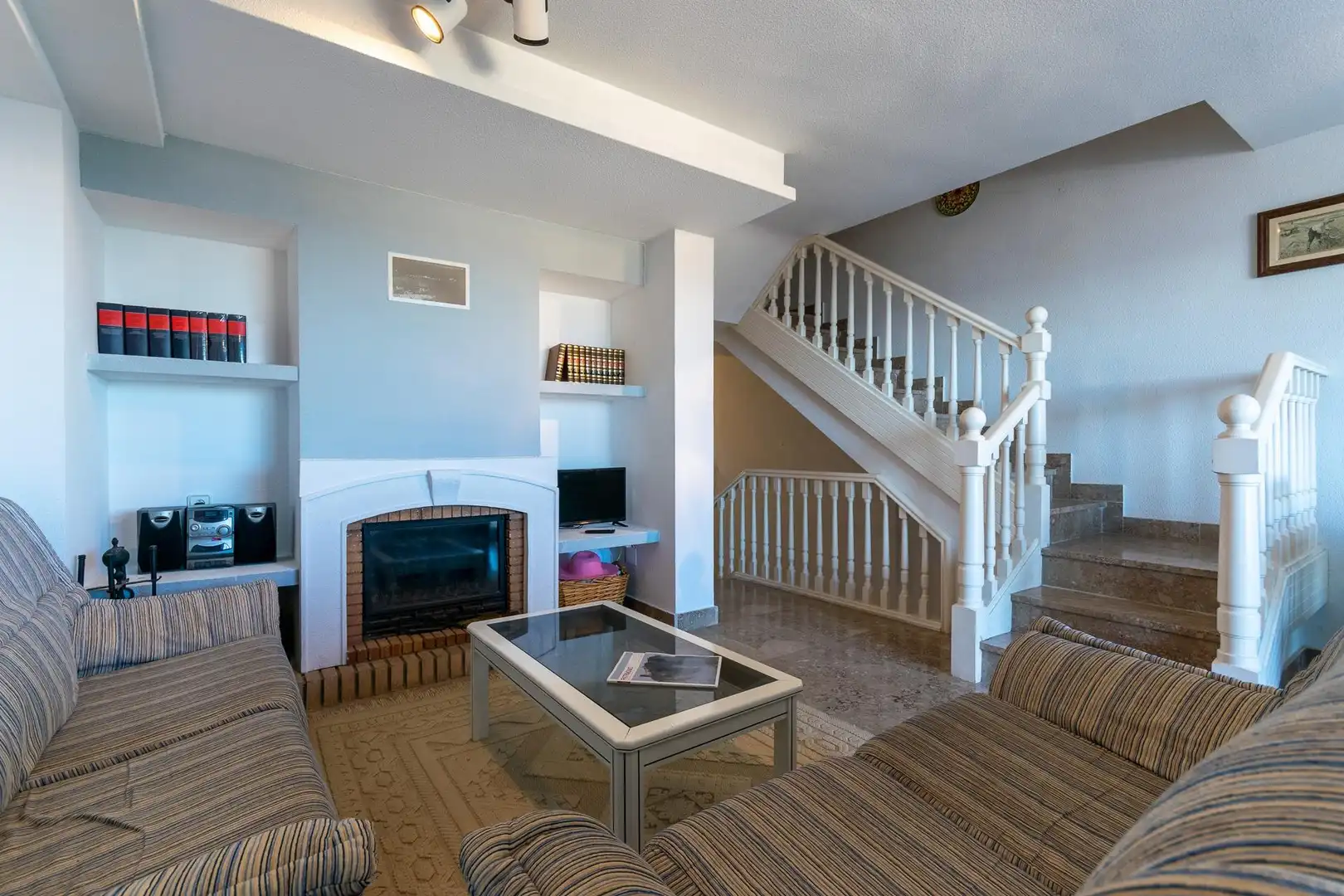 Sala de estar de Casa adosada en venta en Santa Pola con Jardín privado y Terraza