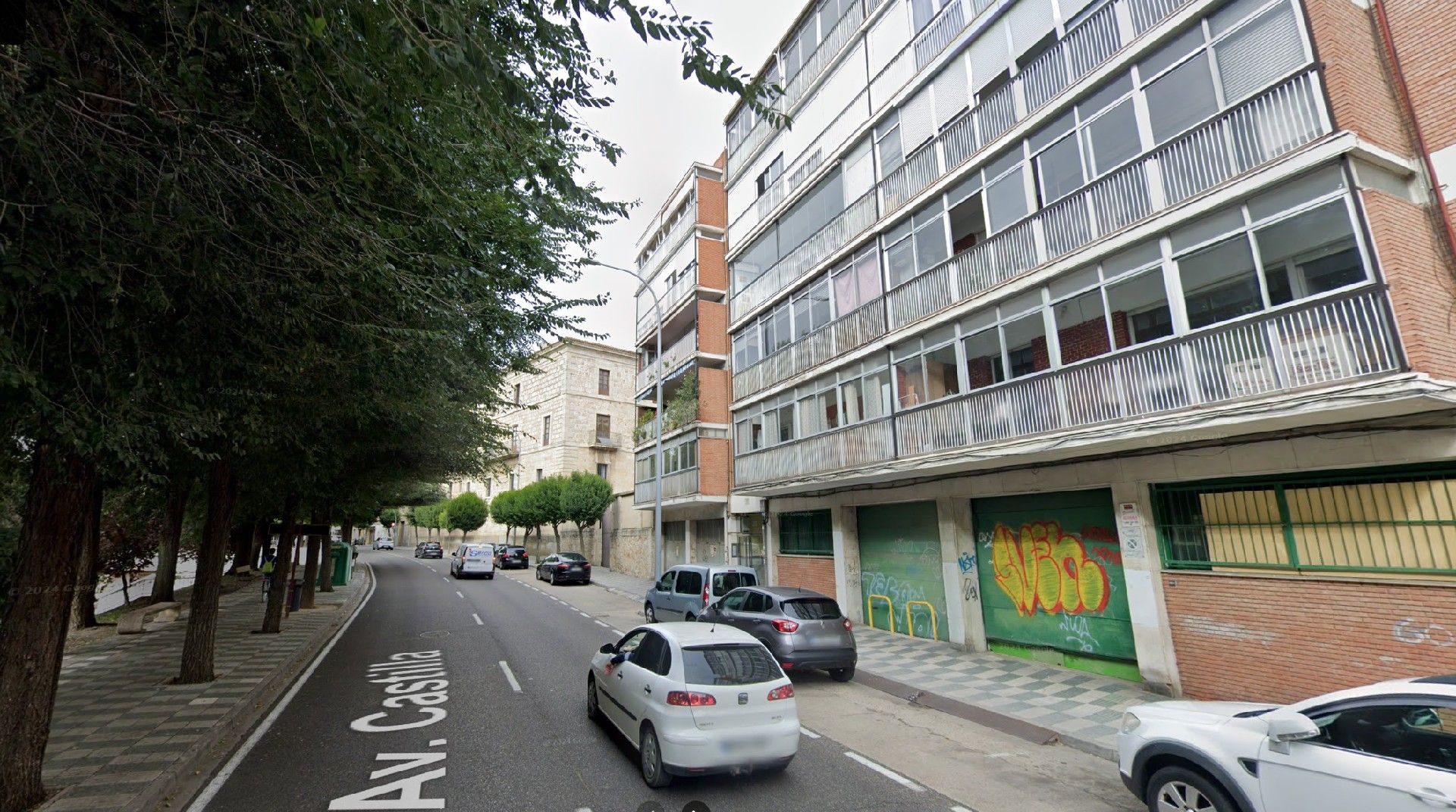Vista exterior de Pis en venda en Palencia Capital amb Calefacció i Terrassa