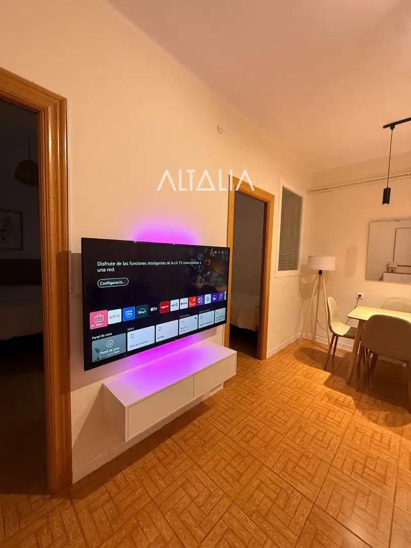 Living room of Flat for rent in Cuenca  with Heating and Furnished