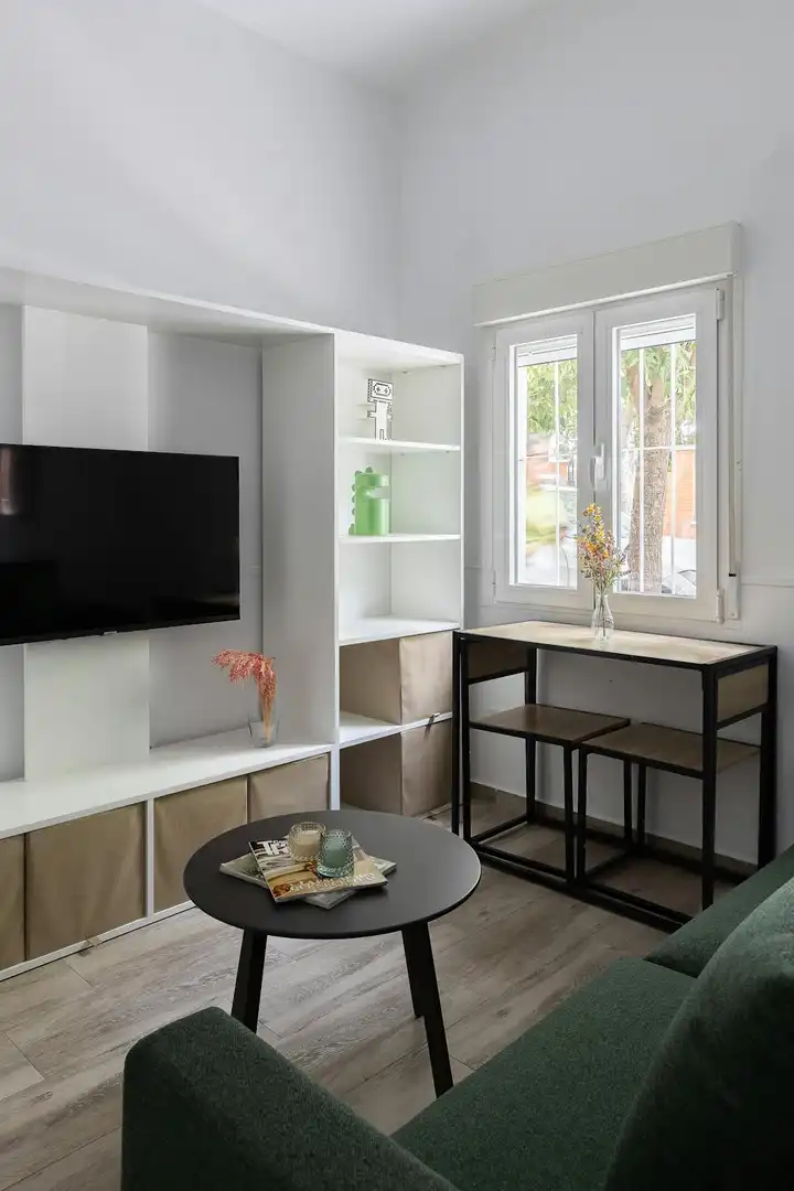 Sala de estar de Piso de alquiler en Getafe con Aire acondicionado, Calefacción y Amueblado