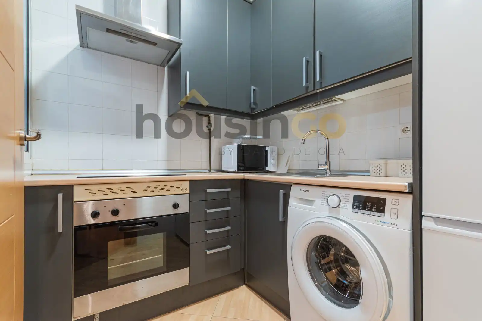 Cocina de Piso de alquiler en Madrid con Aire acondicionado, Calefacción y Amueblado