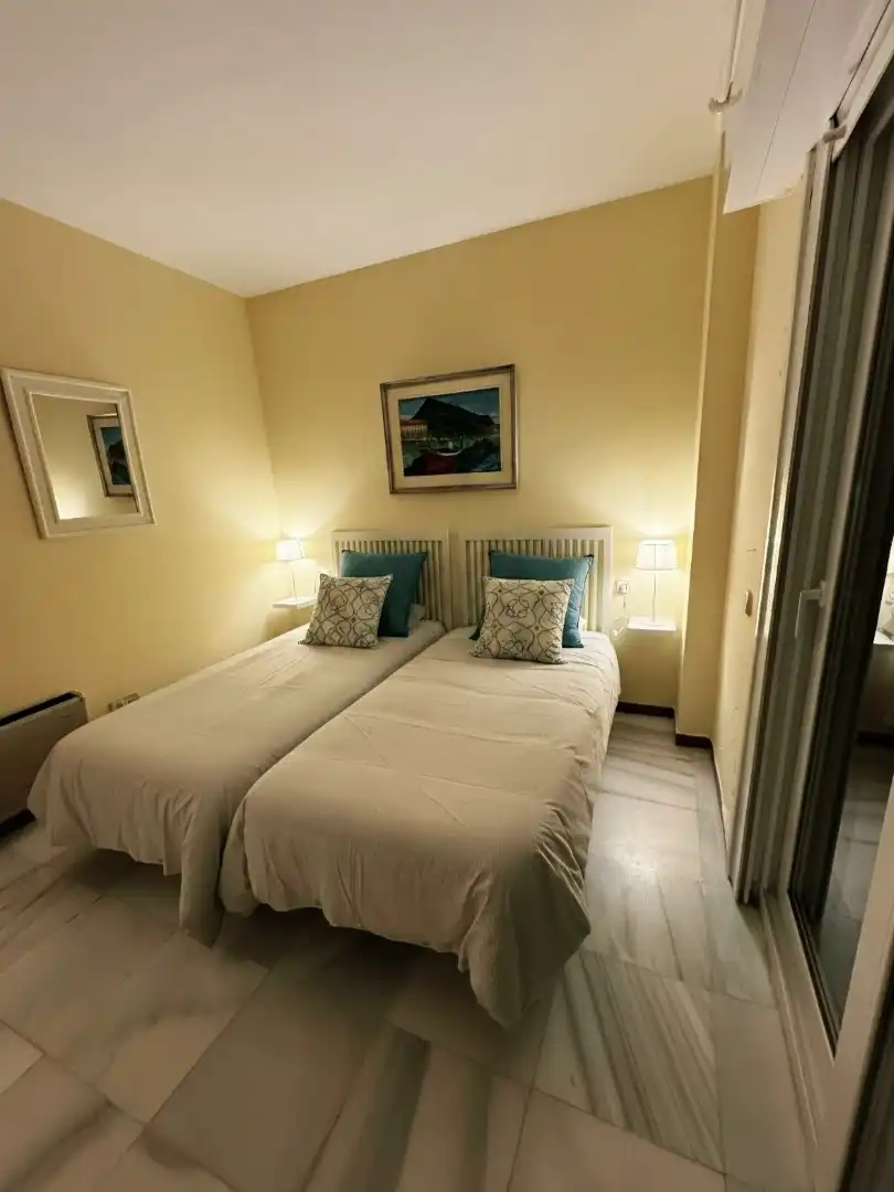 Bedroom of Flat for rent in El Puerto de Santa María  with Air Conditioner, Terrace and Furnished
