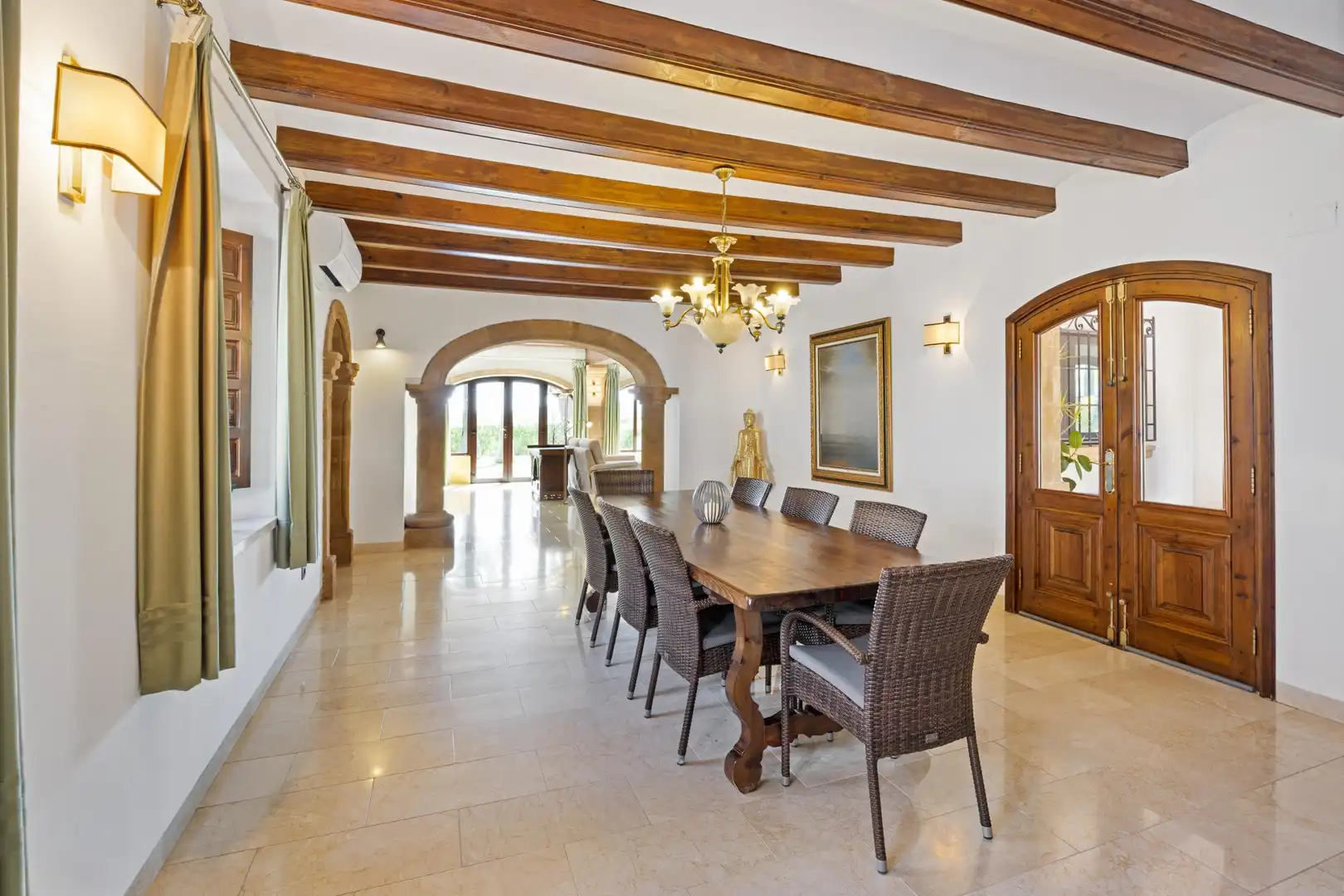 Dining room of Houses for sale in Jávea / Xàbia  with Air Conditioner, Terrace and Storage room