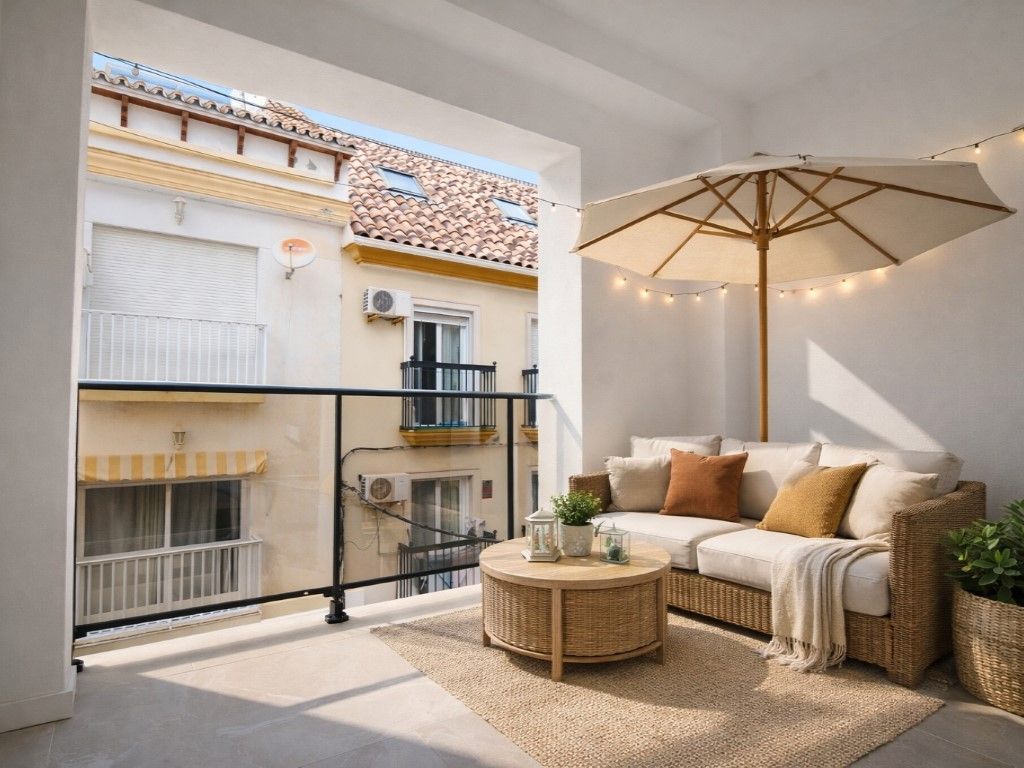 Terrace of Flat for sale in Fuengirola  with Air Conditioner, Terrace and Oven