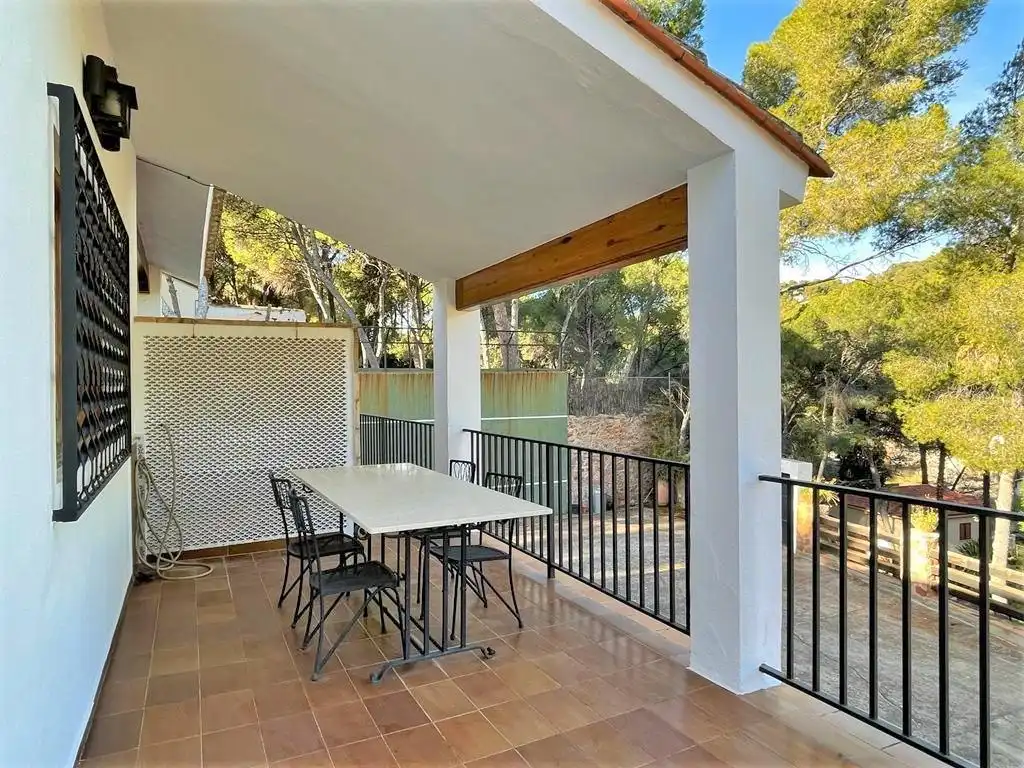 Terrasse von Haus oder Chalet zum Verkauf in Náquera mit Klimaanlage, Heizung und Privatgarten