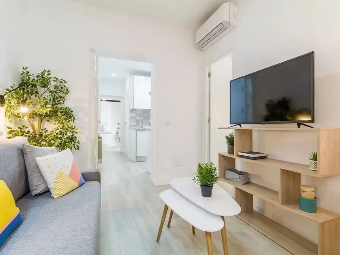Sala d'estar de Apartament per a compartir en Zamora Capital  amb Aire condicionat i Moblat