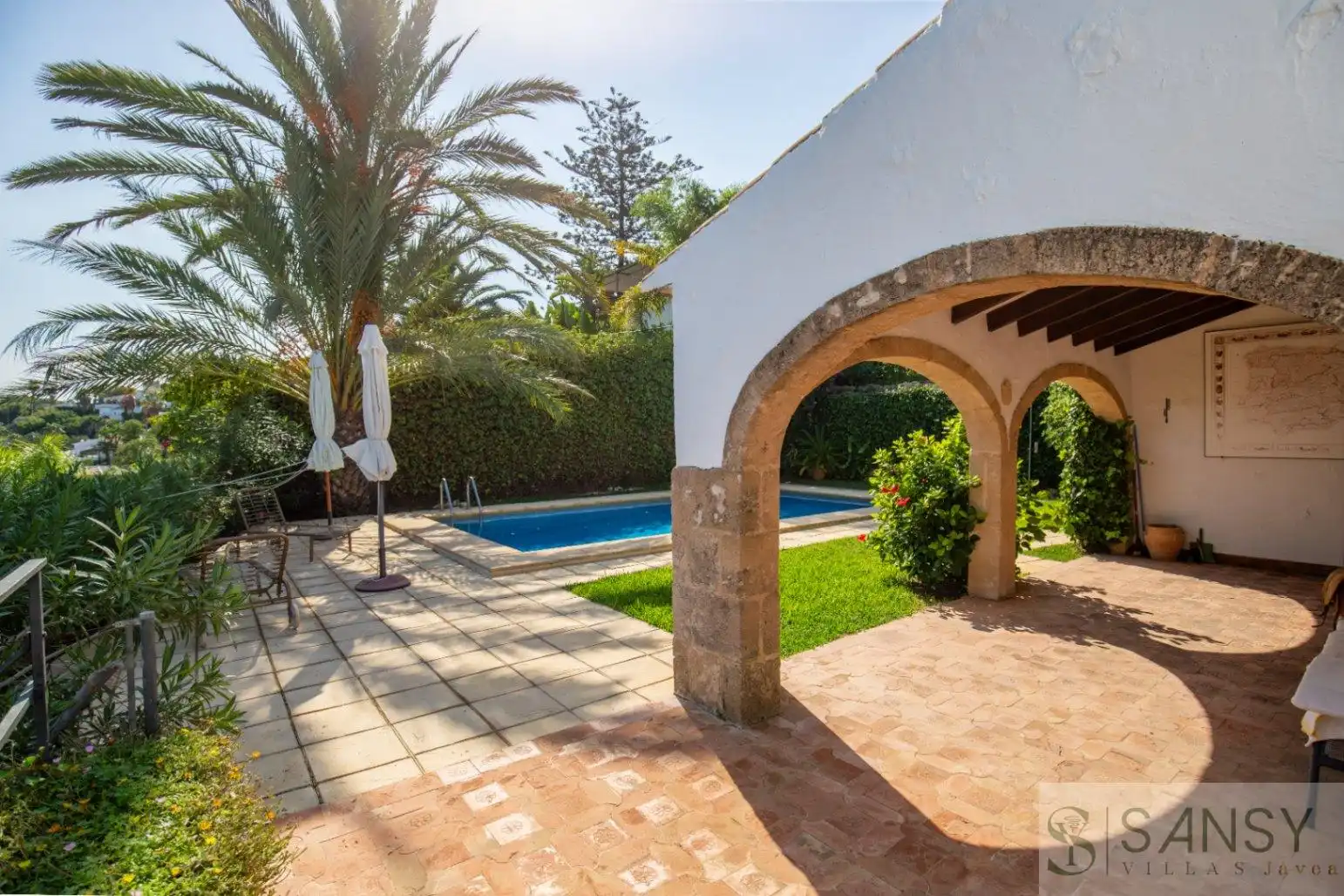 Garden of Houses for sale in Jávea / Xàbia  with Heating and Swimming Pool