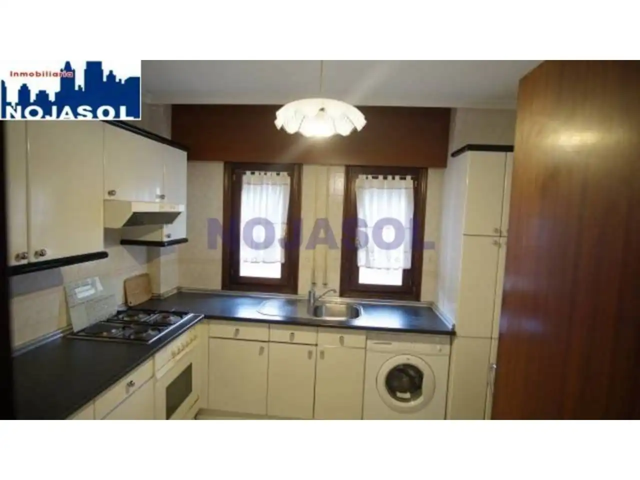 Cocina de Apartamento de alquiler en Noja con Terraza y Amueblado