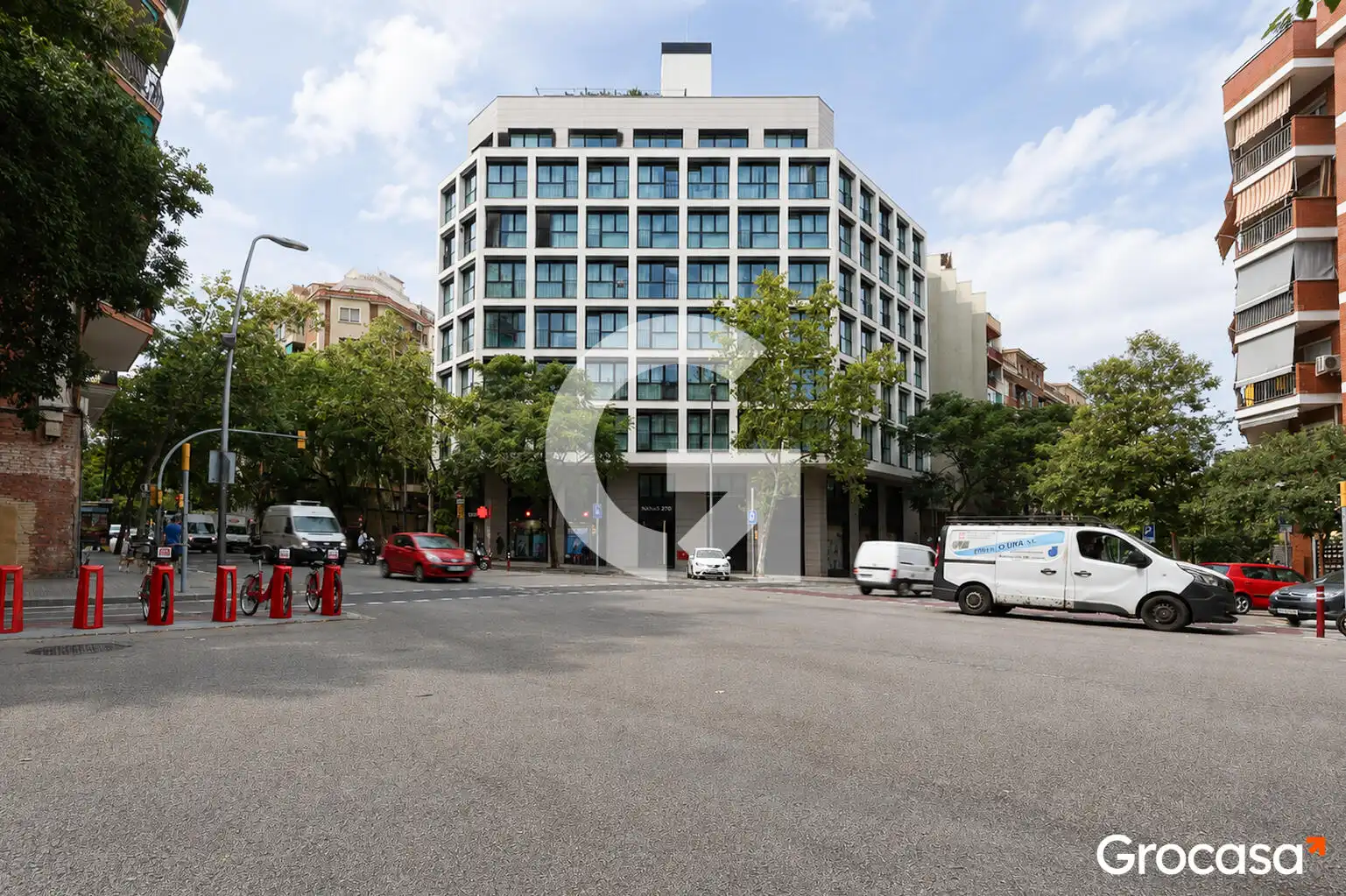 Vista exterior de Piso en venta en Barcelona con Aire acondicionado, Calefacción y Terraza