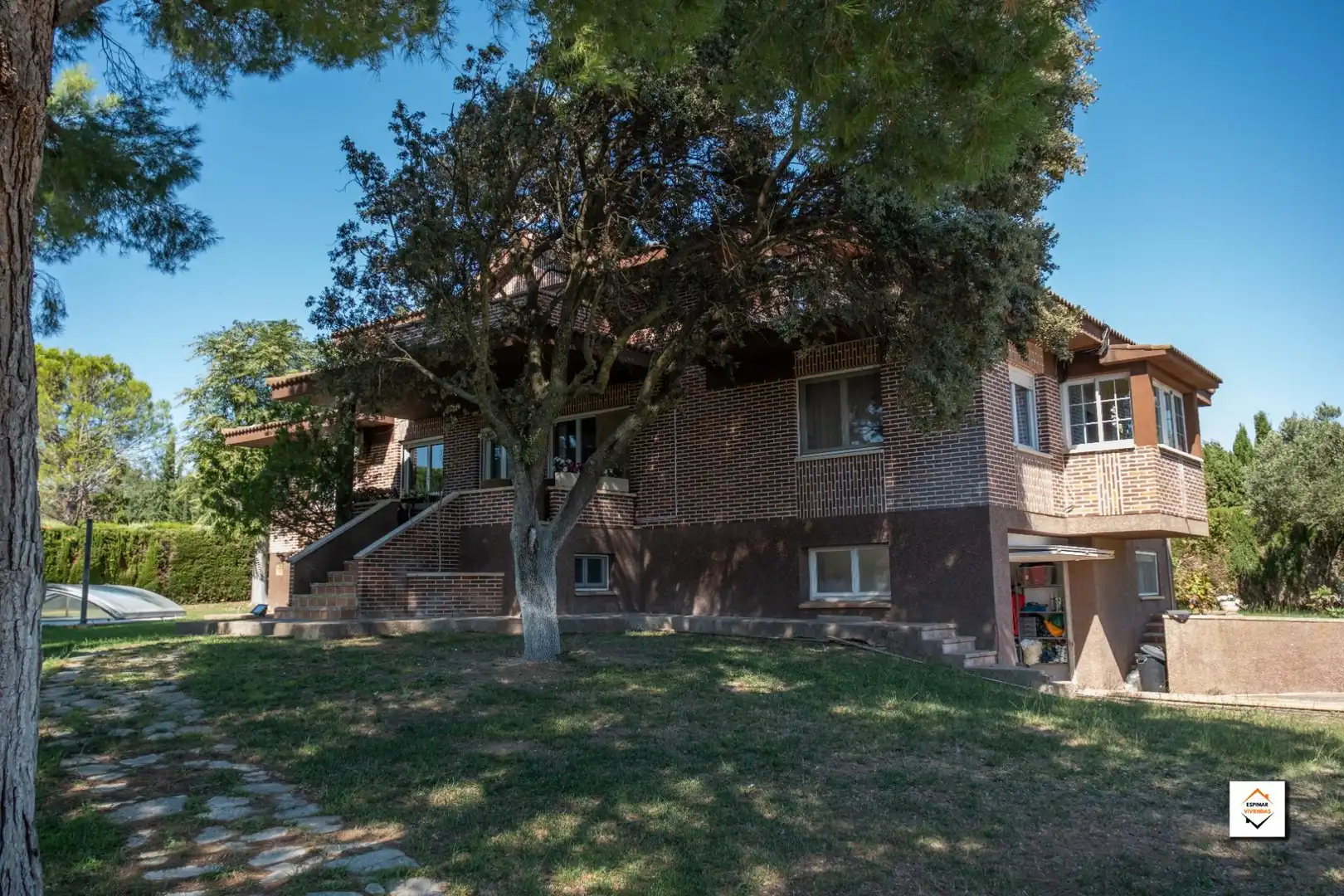 Exterior view of Houses for sale in Zaragoza  with Air Conditioner, Heating and Private garden