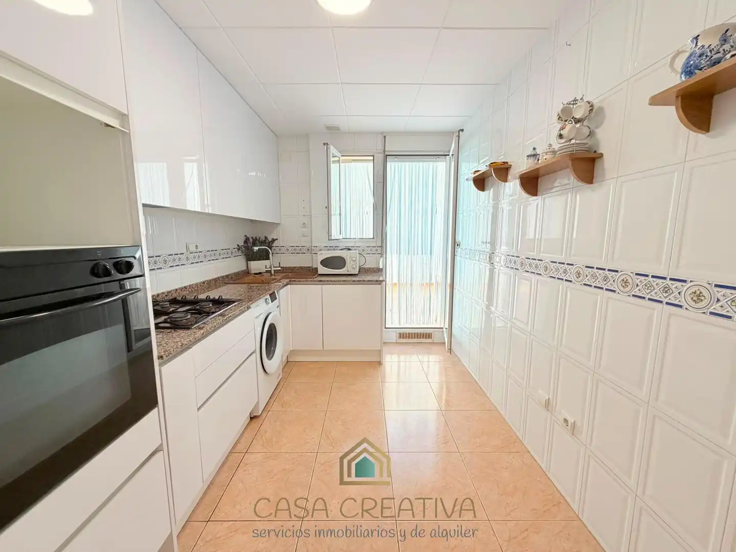 Cocina de Casa adosada en venta en Picanya con Jardín privado, Terraza y Trastero