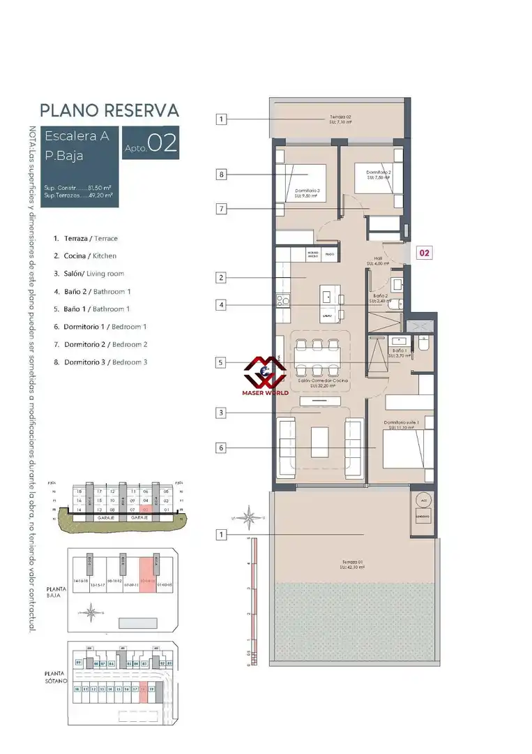 Erdgeschosswohnung mit Pool zum Verkauf in Benijófar, imagen 9