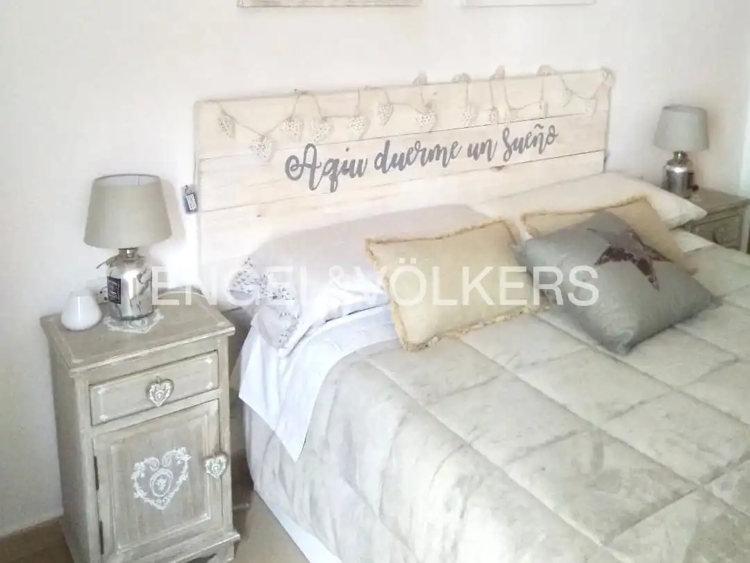 Schlafzimmer von Wohnung zur Miete in Sot de Chera mit Klimaanlage, Heizung und Möbliert