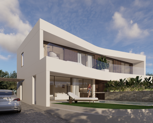 Exterior view of House or chalet for sale in Santa Pola  with Air Conditioner, Heating and Private garden