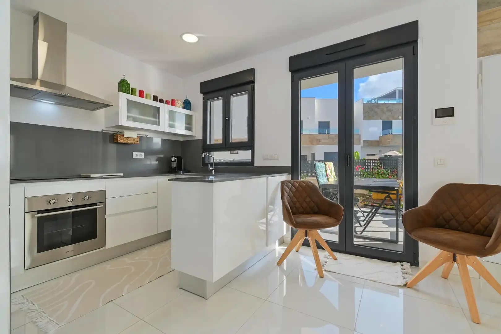 Cocina de Casa adosada en venta en Polop con Aire acondicionado, Jardín privado y Terraza