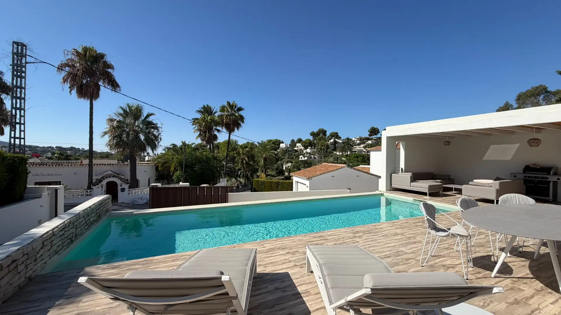 Swimming pool of Houses for sale in Moraira  with Air Conditioner, Heating and Private garden