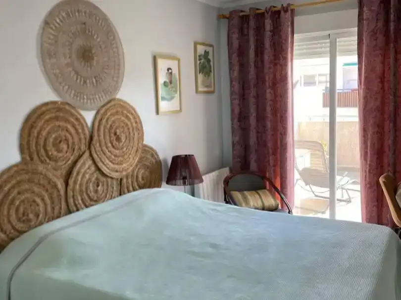 Schlafzimmer von Wohnungen zur Miete in Calpe / Calp mit Klimaanlage, Schwimmbad und Balkon