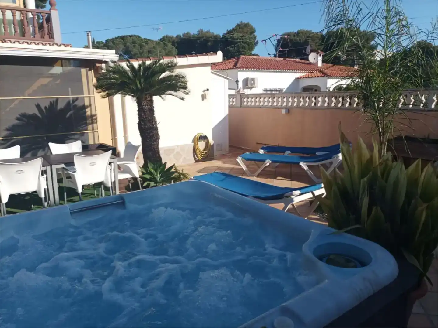 Piscina de Casa o xalet de lloguer en Dénia amb Aire condicionat, Jardí privat i Piscina