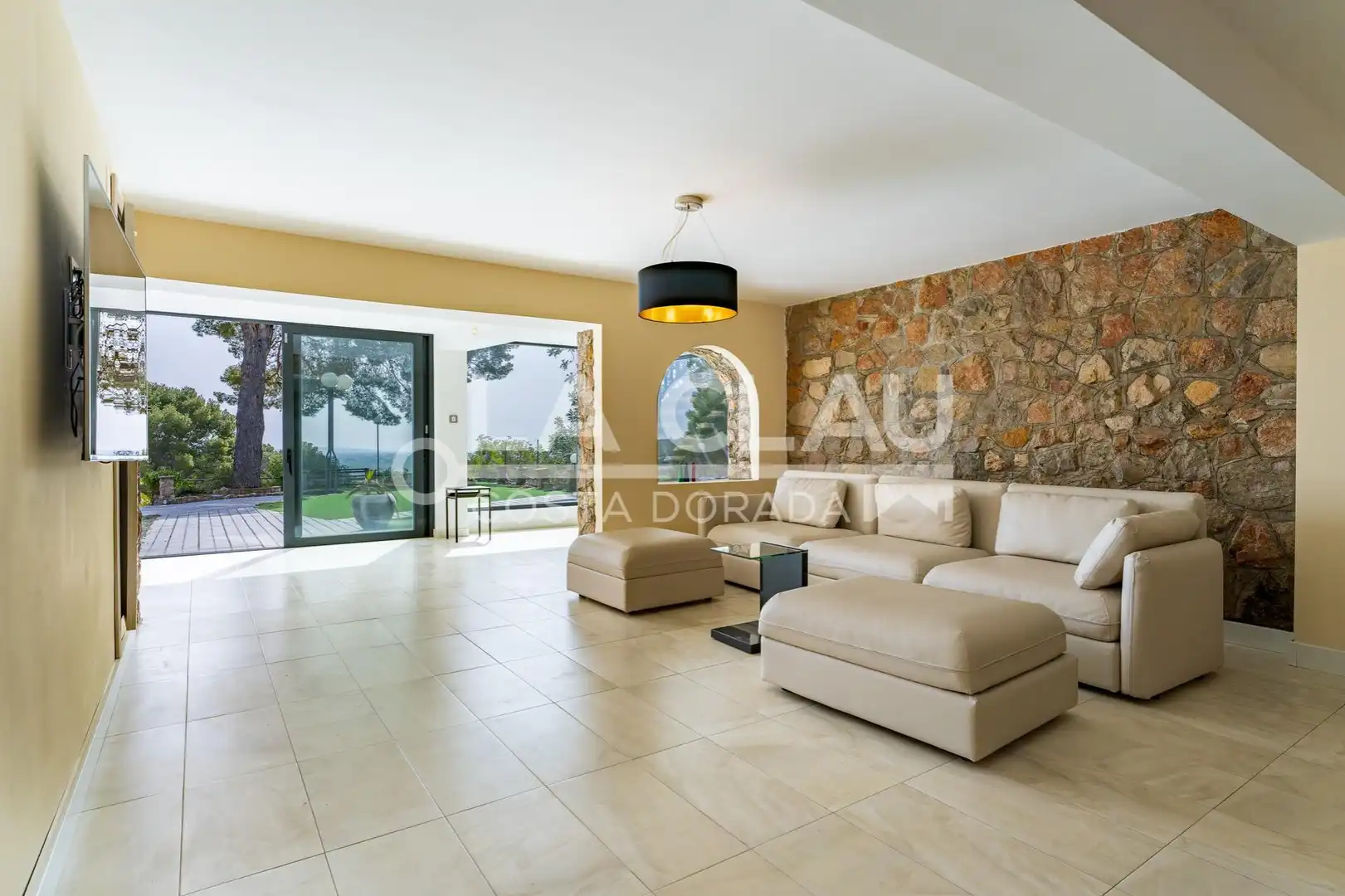 Living room of Houses for sale in Maspujols  with Heating, Private garden and Terrace