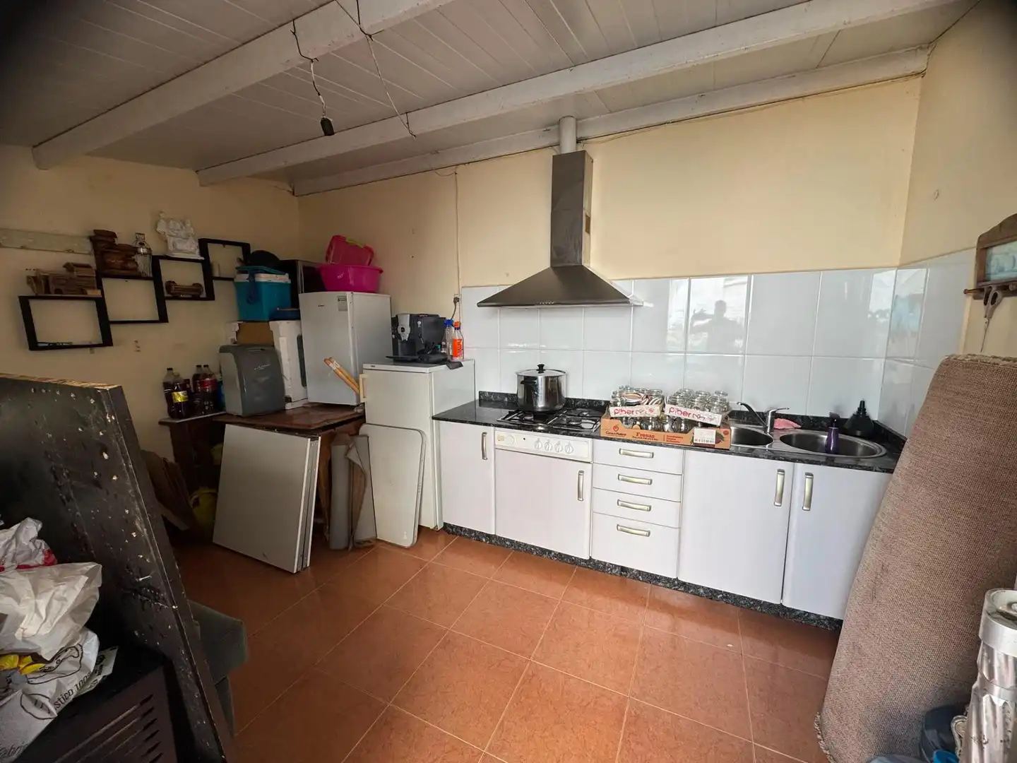 Kitchen of Detached homes for sale in Carracedelo  with Heating, Storage room and Furnished